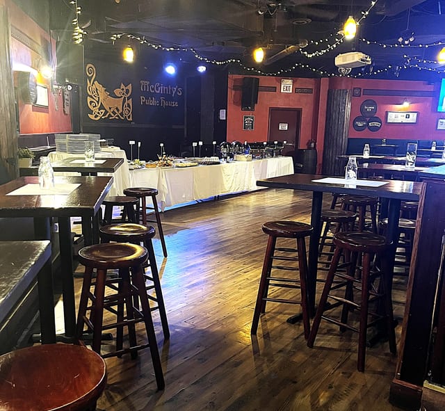 Upstair's Pub Area - Semi Private Space