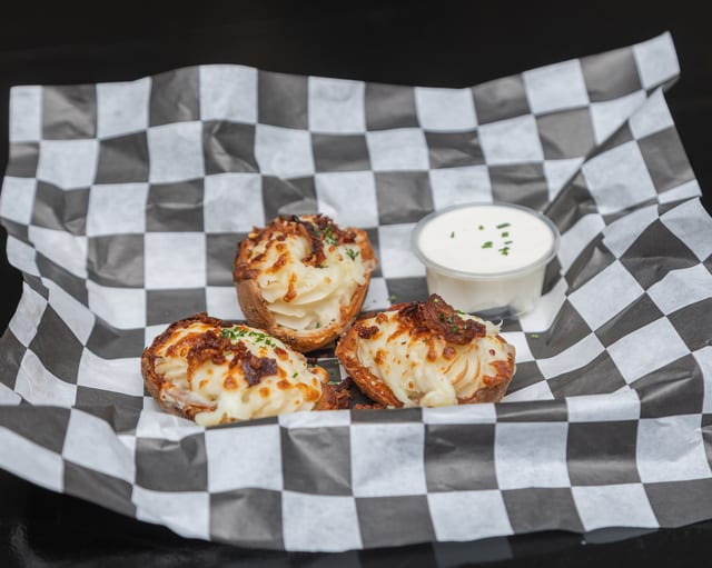 3 Double Baked Potato Skins