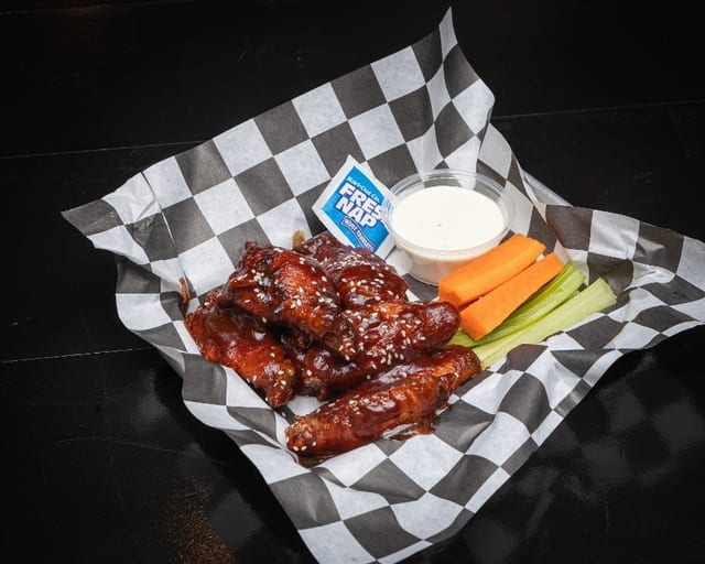 Sticky Guinness Wings.