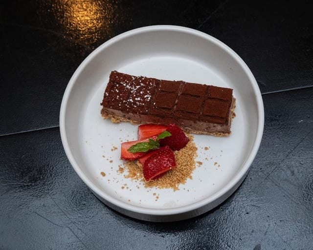 Chocolate Mousse Cake.